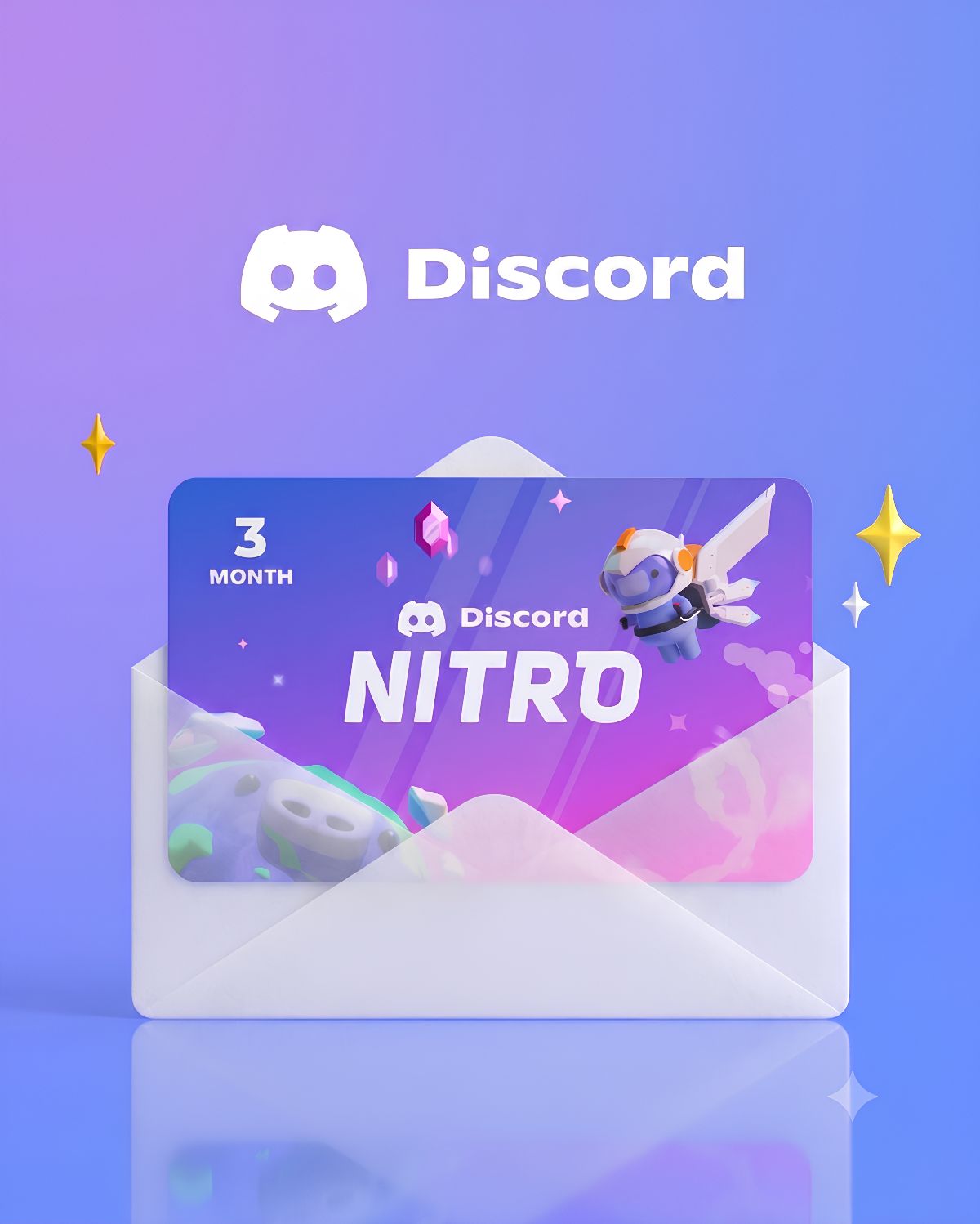 Discord Nitro Promo (3 aylıq)